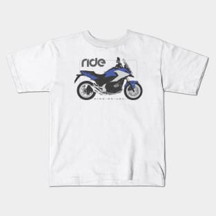 Ride nc750x blue/silver Kids T-Shirt